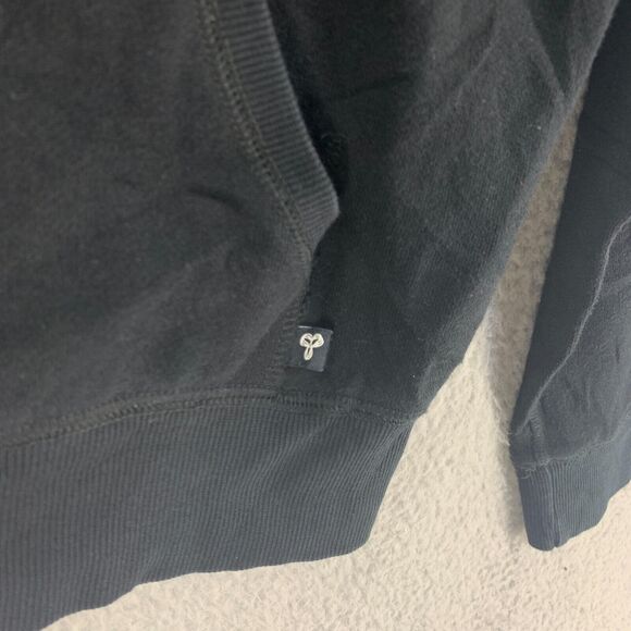 TNA Aritzia Womens Hoodie Sweatshirt Sz S Black Logo Lounge Athletic - Picture 5 of 12